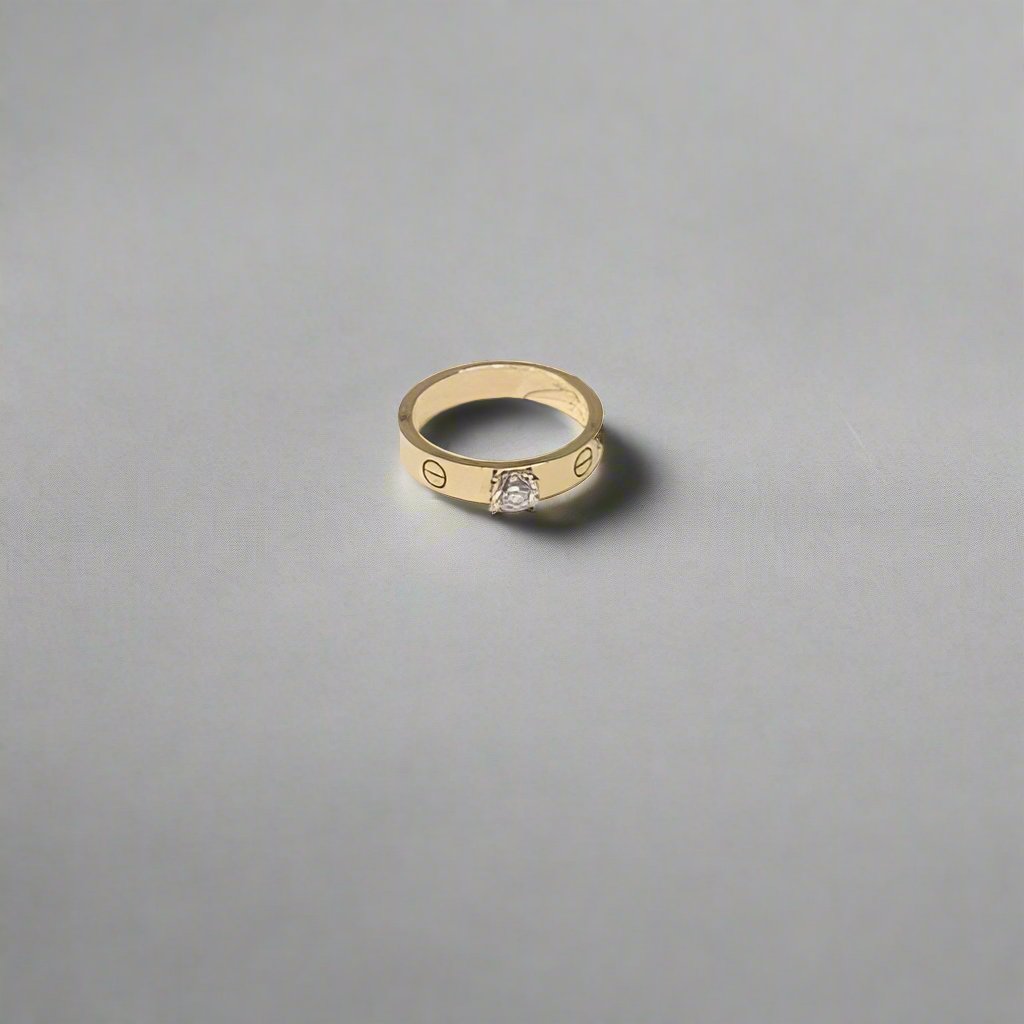 18K Celestial Love Engagement Ring