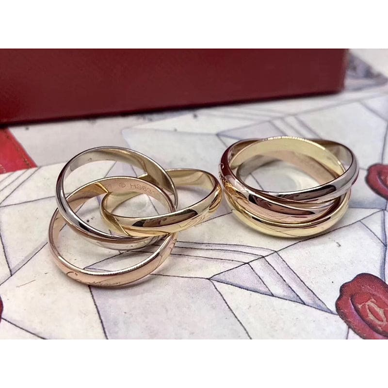 18K Celestial Trinity Ring
