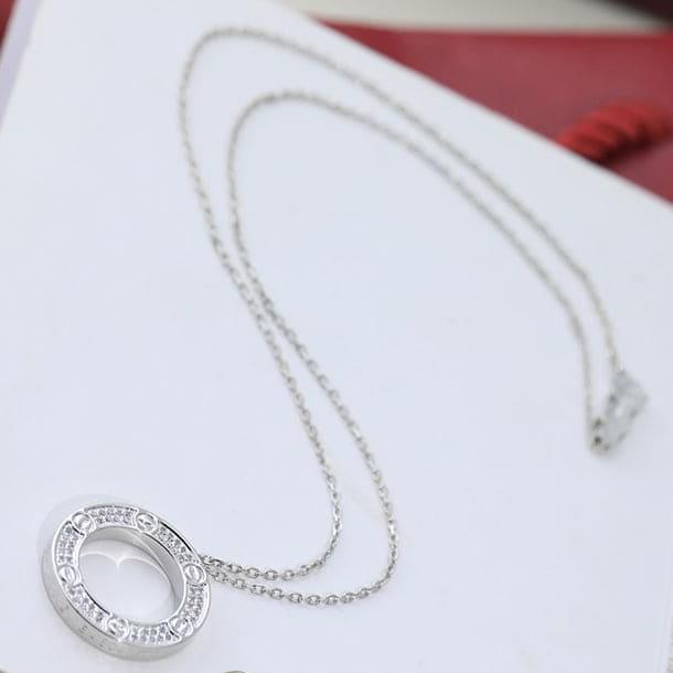 18K Celestial Love Diamond-Paved Necklace