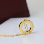 18K Celestial Love Diamond-Paved Necklace