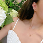 18K Celestial Frivole Mini Ruby Earrings