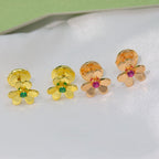 18K Celestial Frivole Mini Ruby Earrings