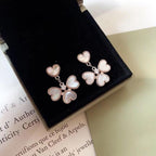 18K Celestial Sweet Alhambra Effeuillage Earrings