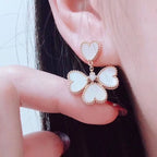 18K Celestial Sweet Alhambra Effeuillage Earrings