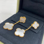 18K Celestial Magic Alhambra Earclips Earrings