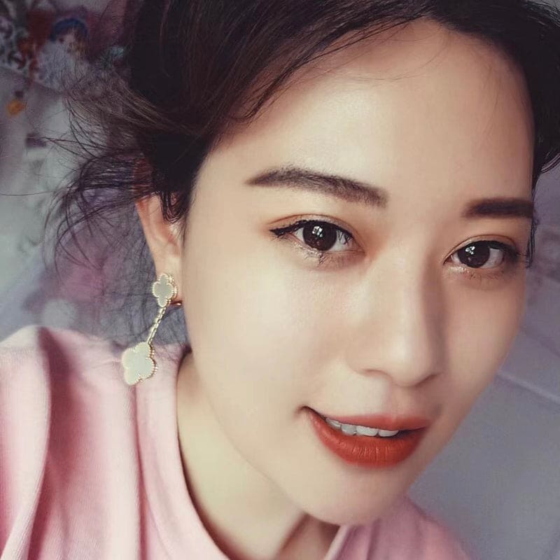 18K Celestial Magic Alhambra Earclips Earrings