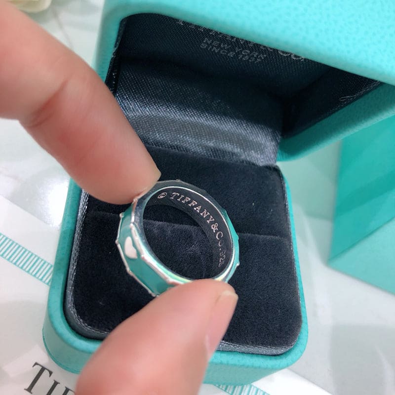 18K Celestial T Love Heart Ring