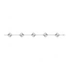 18K Celestial Vintage Alhambra Five Motifs Clover Bracelet