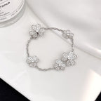 18K Celestial Frivole Diamonds Clover Bracelet