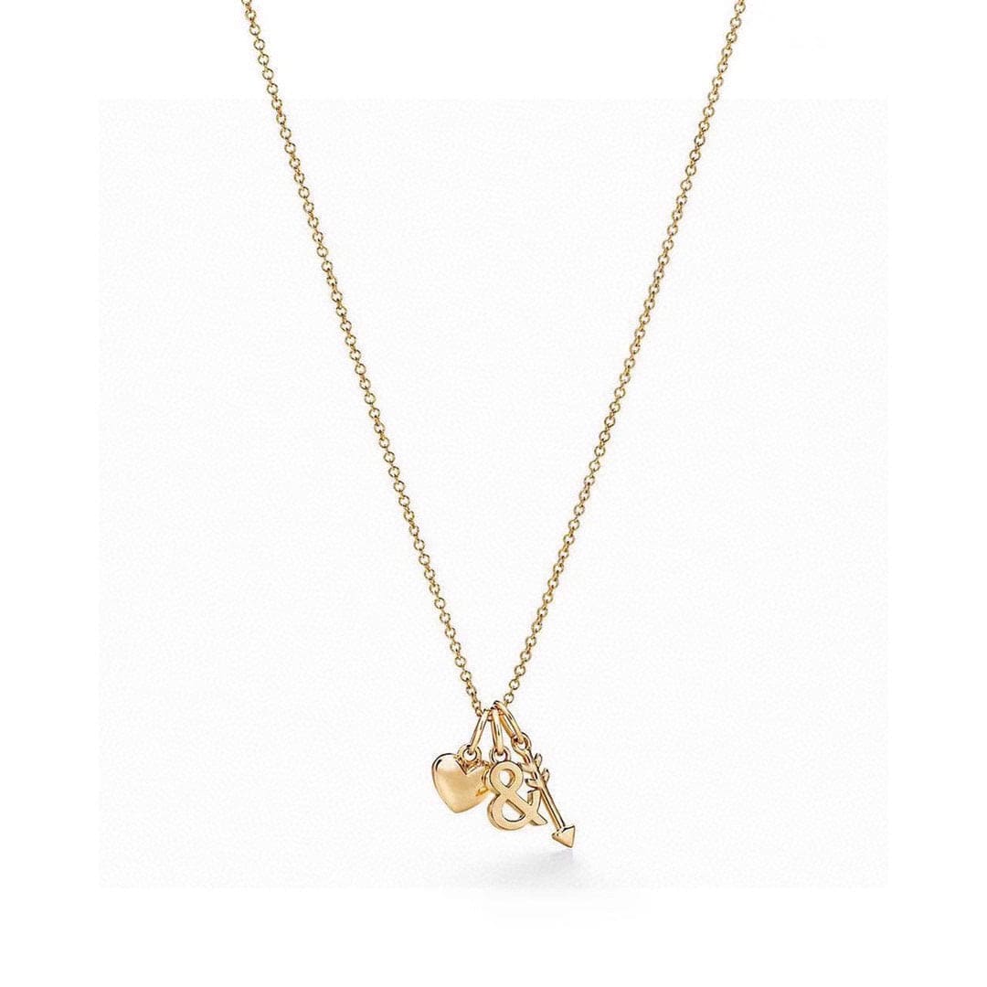 18K Celestial T Wine and Dine Pendant Necklace