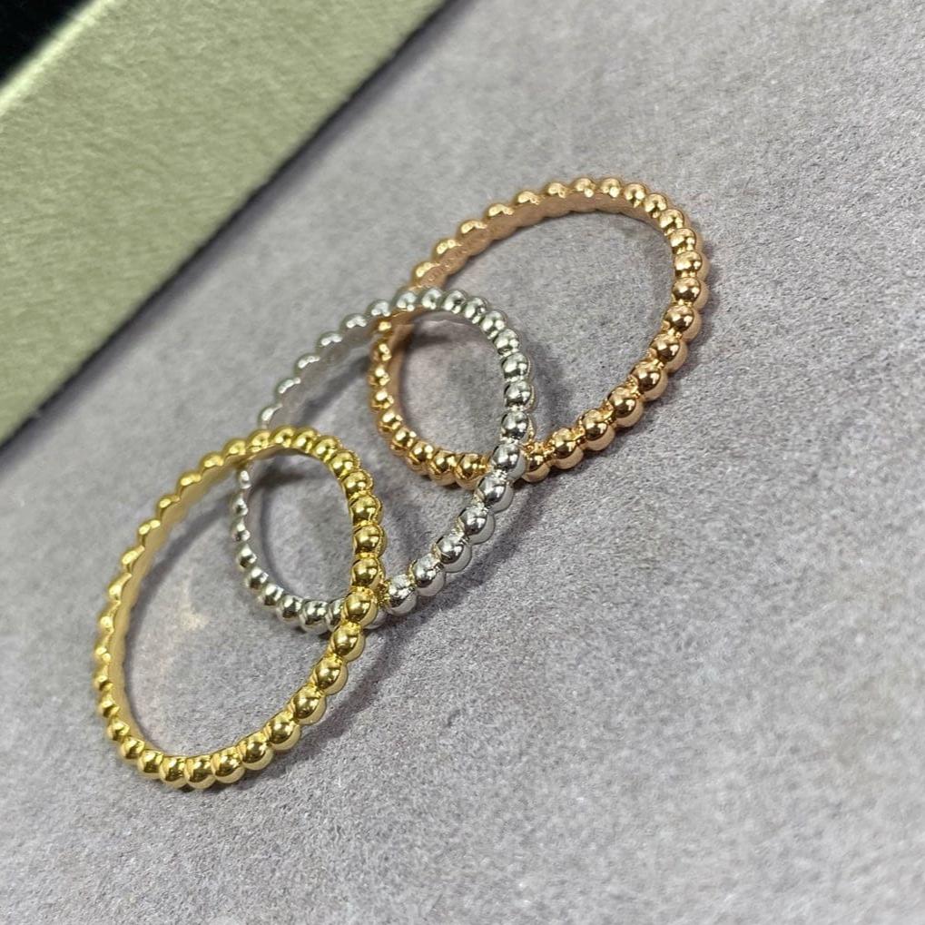 18K Celestial Perl̩e Pearls Of Gold Ring