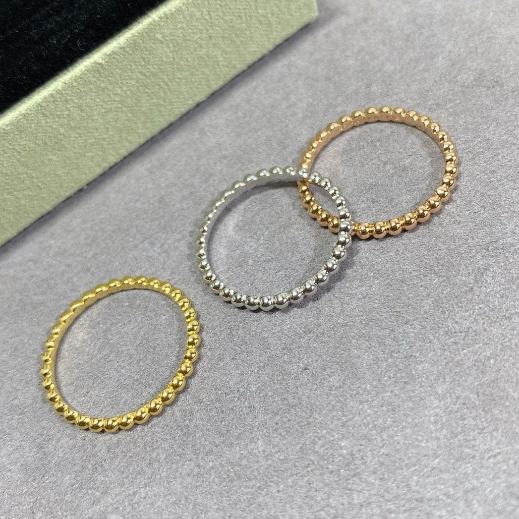 18K Celestial Perl̩e Pearls Of Gold Ring