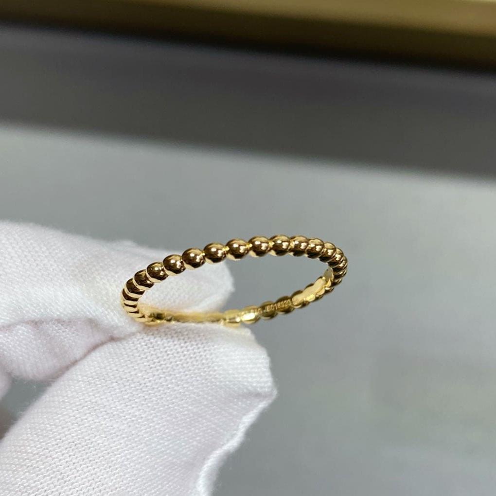 18K Celestial Perl̩e Pearls Of Gold Ring