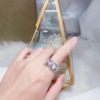 18K Celestial Perl̩e Clovers Ring