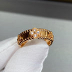 18K Celestial Perl̩e Clovers Ring