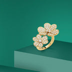 18K Celestial Frivole Between the Finger Ring