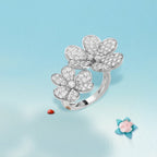 18K Celestial Frivole Between the Finger Ring