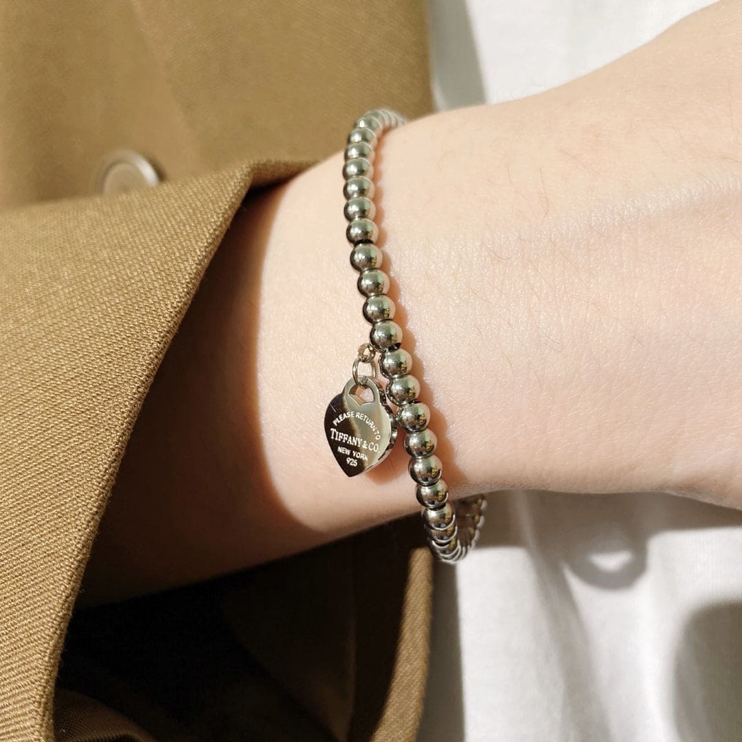 18K Celestial Return to T Heart Tag Bracelet