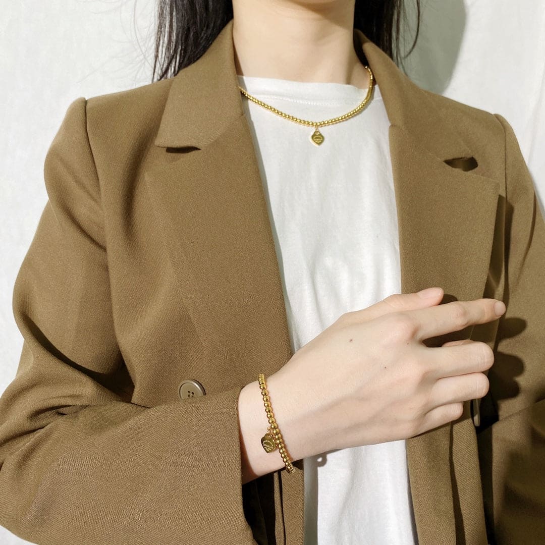 18K Celestial Return to T Heart Tag Bracelet
