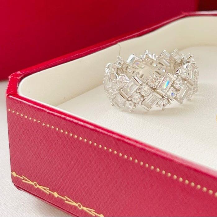 18K Celestial Reflection De Wedding Ring