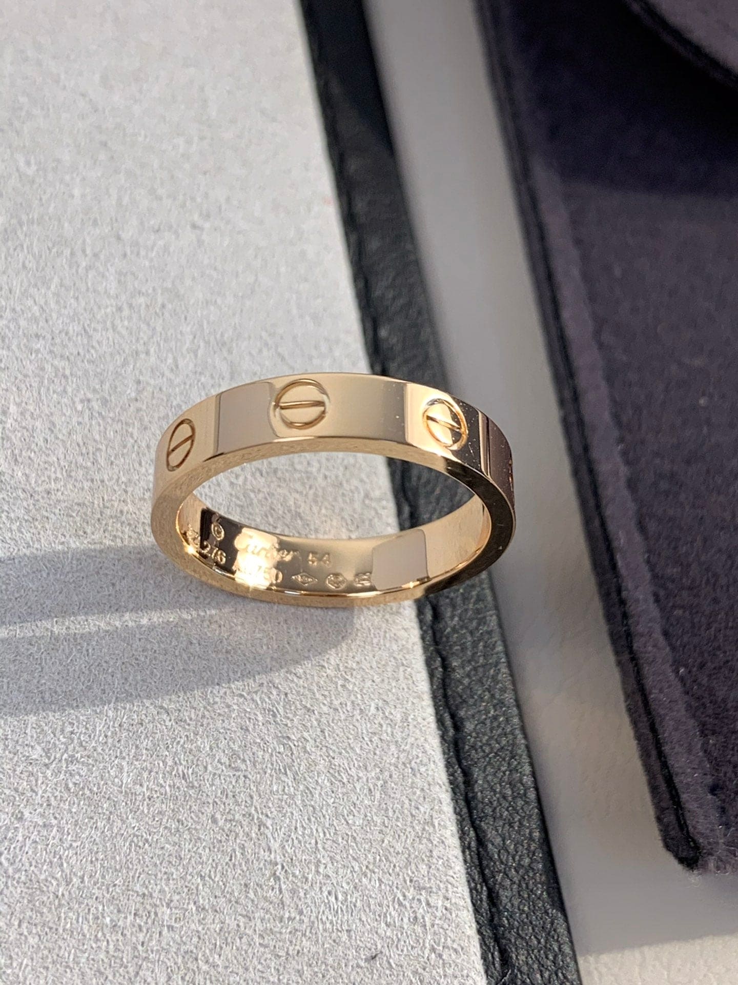 18K Celestial Love Wedding 4mm Ring