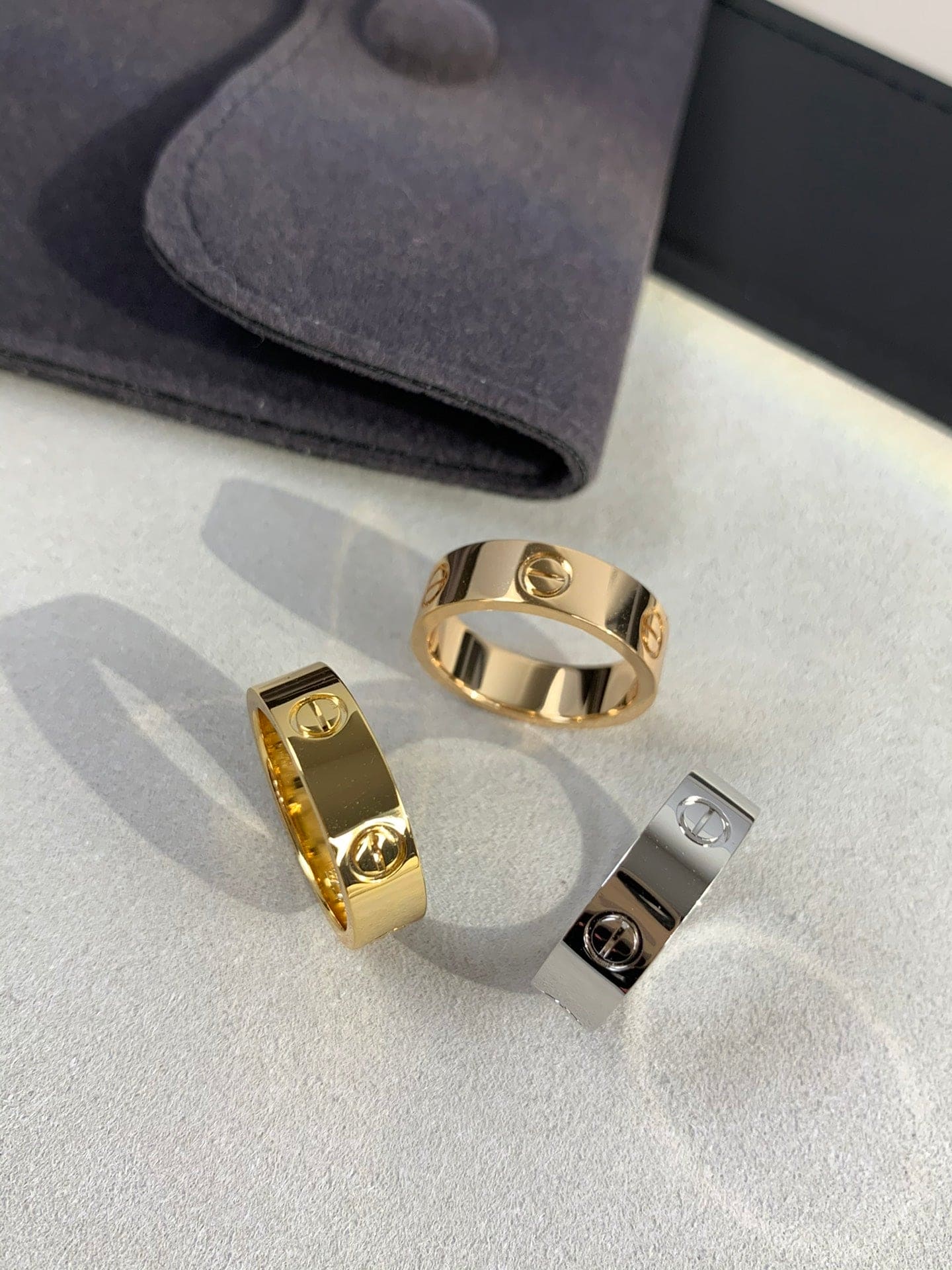 18K Celestial Love Wedding 6mm  Ring