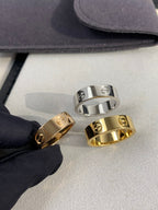 18K Celestial Love Wedding 6mm  Ring