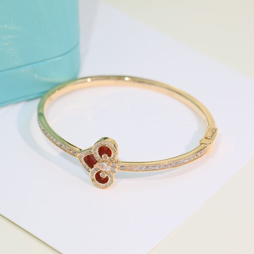 18K Celestial T Fleur De Lis Bracelet
