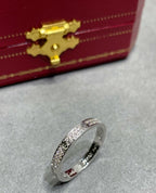18K Celestial Love Diamond-Paved 3mm Ring