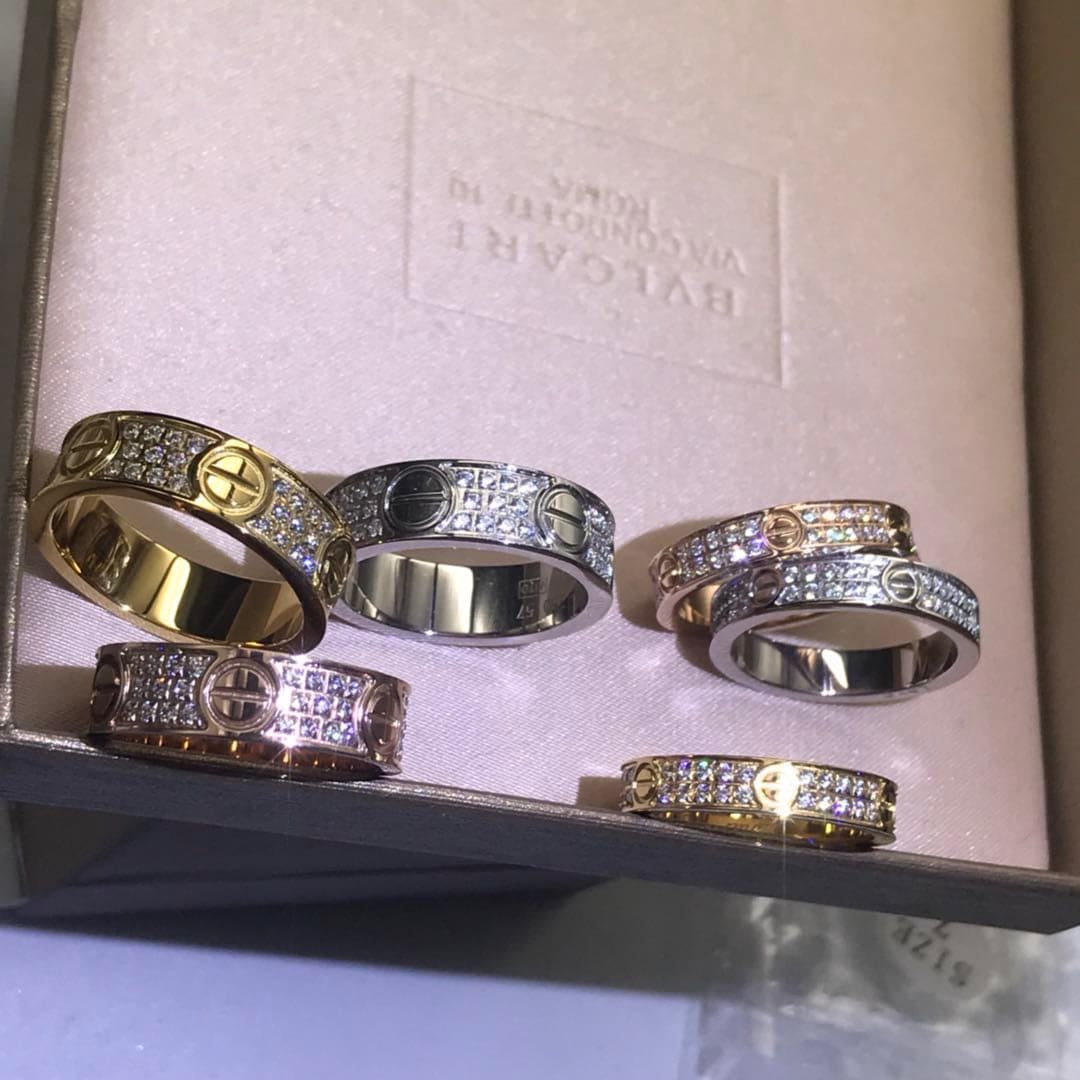 18K Celestial Love Diamond-Paved 5mm Ring