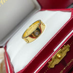 18K Celestial Love Wedding Three Diamonds Ring