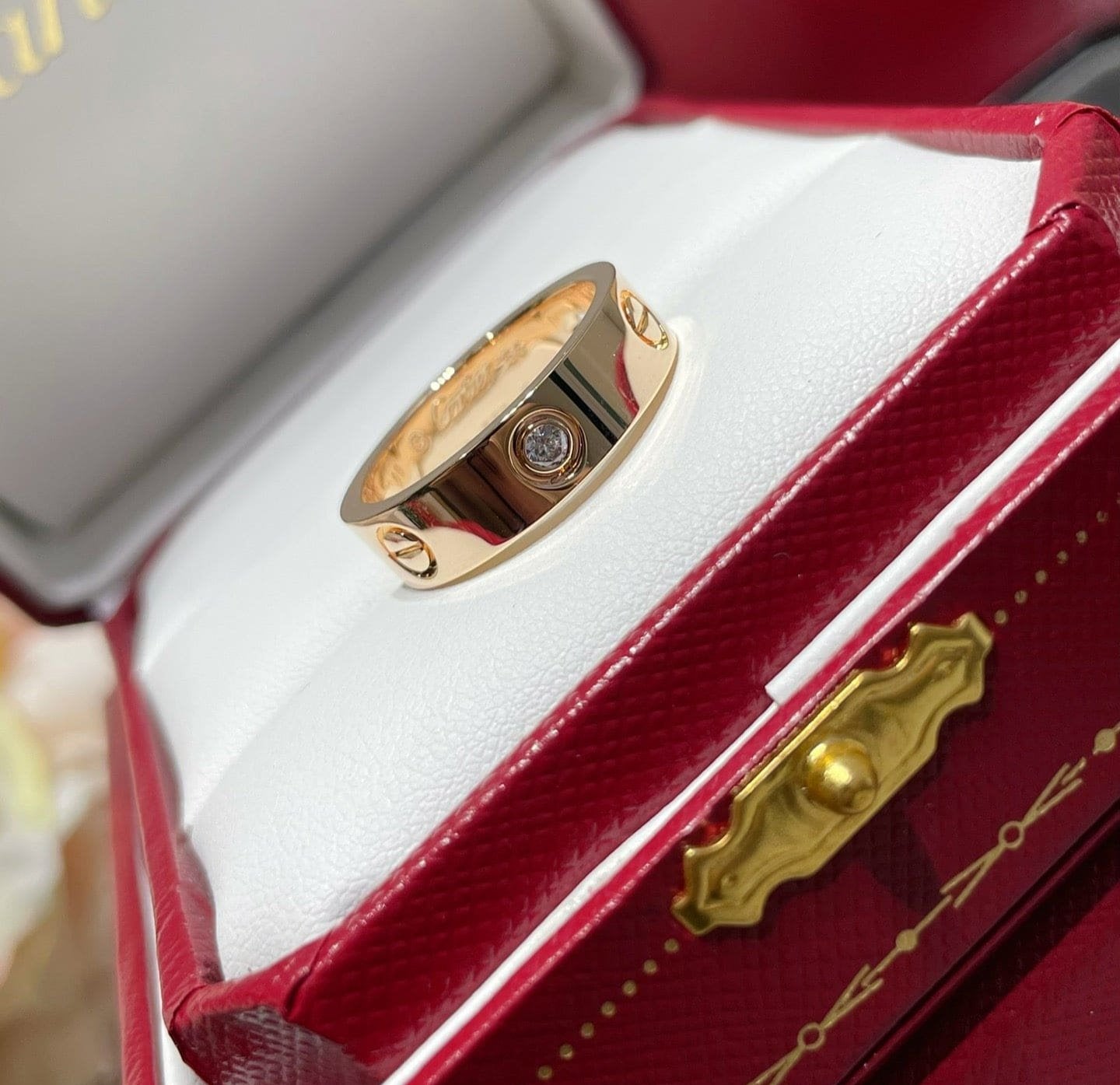 18K Celestial Love Wedding Three Diamonds Ring