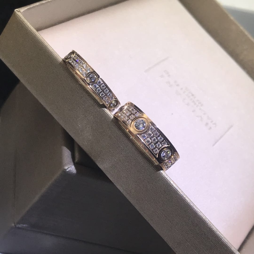 18K Celestial Love Diamond-Paved 6.5mm Ring