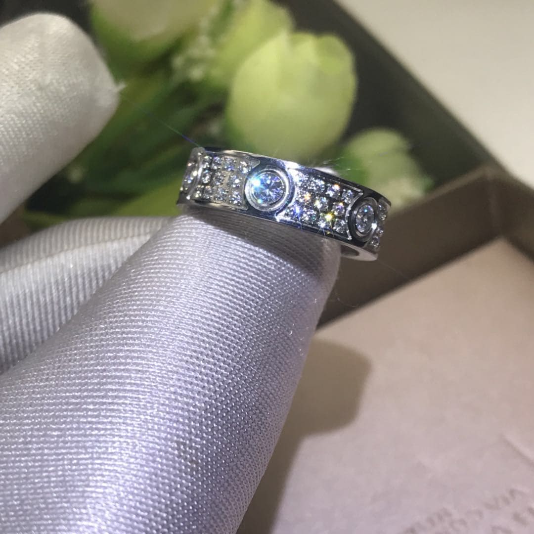 18K Celestial Love Diamond-Paved 6.5mm Ring