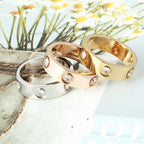 18K Celestial Love Wedding Eight Diamonds Ring