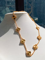 18K Celestial Vintage Alhambra 10 Motifs Necklace