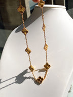 18K Celestial Vintage Alhambra 10 Motifs Necklace