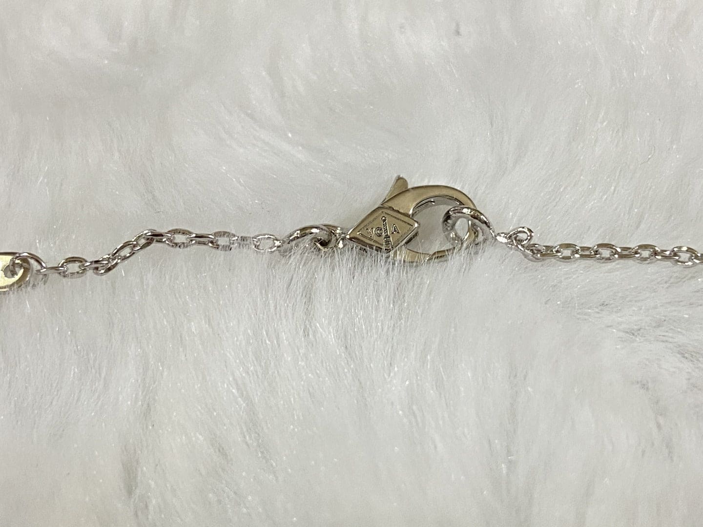 18K Celestial Vintage Alhambra Tiger Eye 10 Motifs Necklace