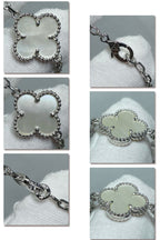 18K Celestial Vintage Alhambra Pearl 10 Motifs Necklace