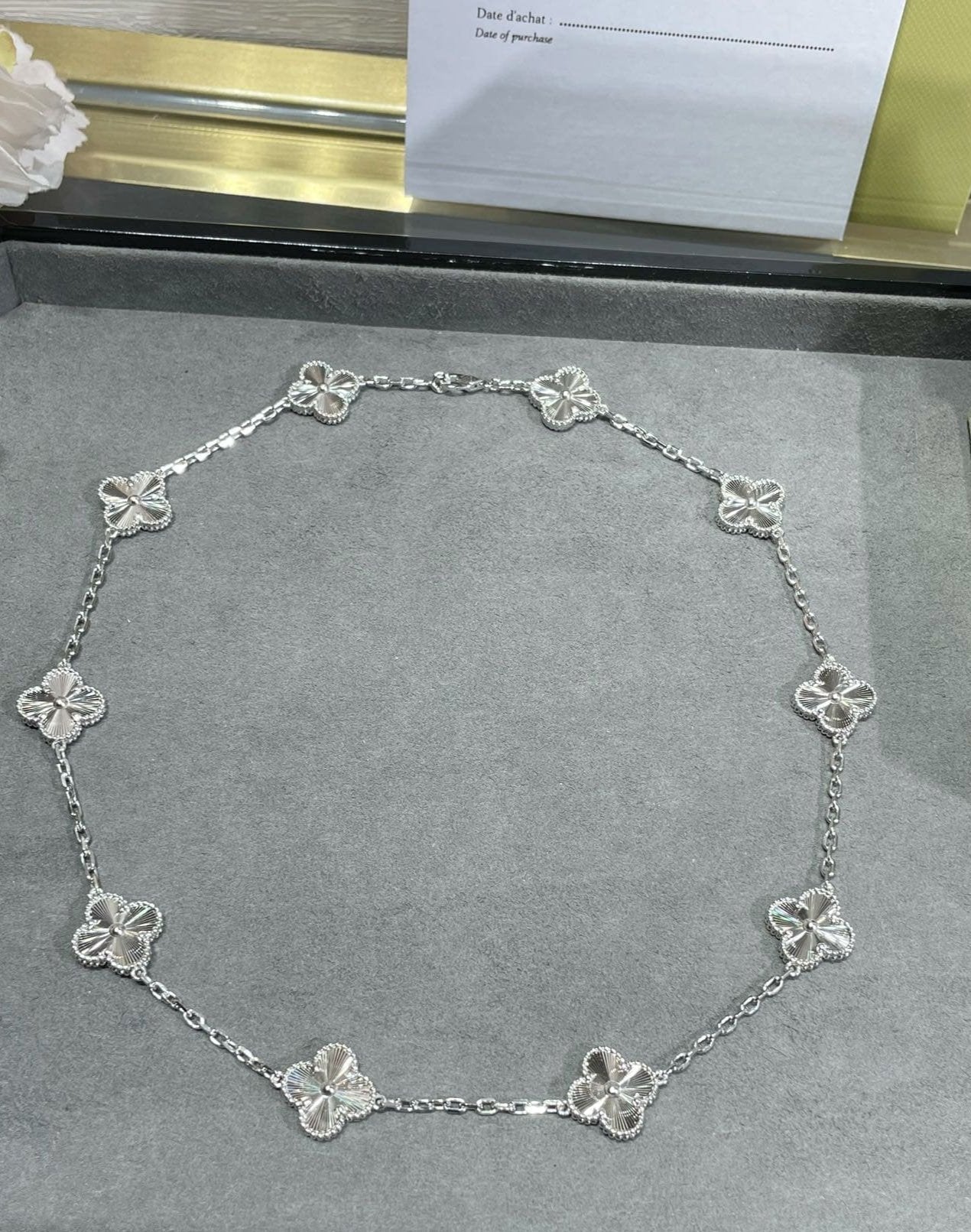 18K Celestial Vintage Alhambra 10 Motifs Necklace