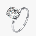 Luxury Oval Cut CZ Ring – 925 Sterling Silver