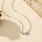 Eternal Love Mobius Heart CZ Necklace – Romantic 925 Sterling Silver Jewelry