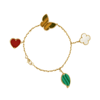 18K Lucky Alhambra Four Motifs Bracelet
