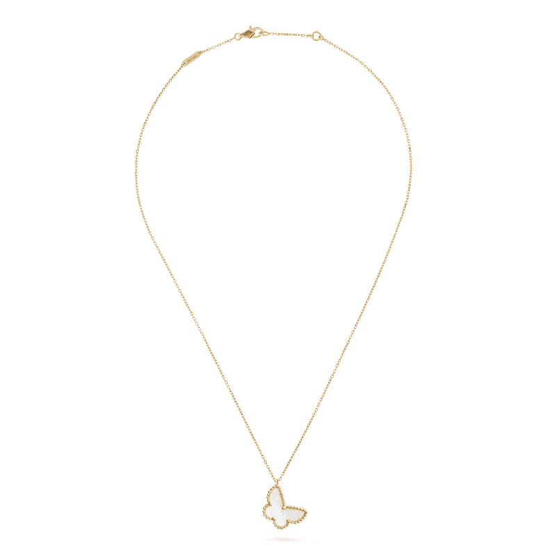 18K Celestial Sweet Alhambra Butterfly Necklace