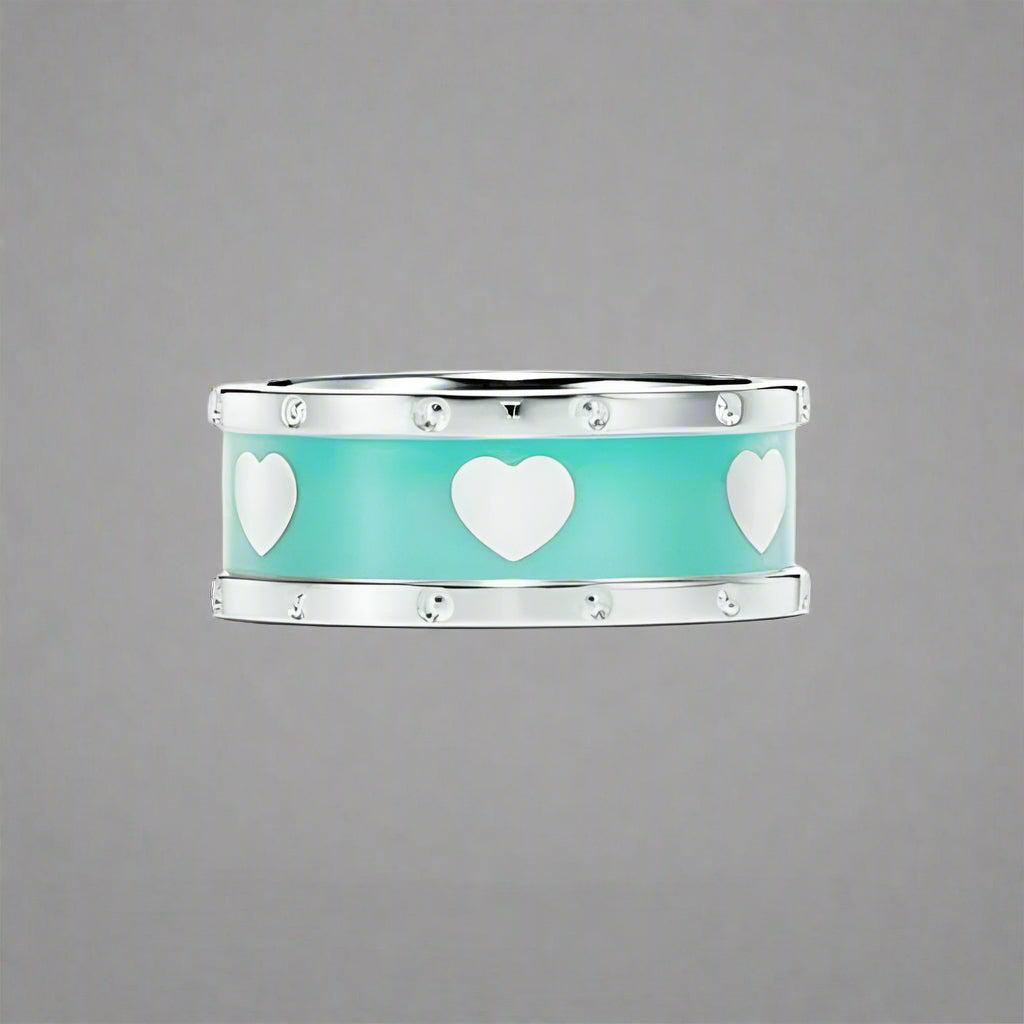 18K Celestial T Love Heart Ring