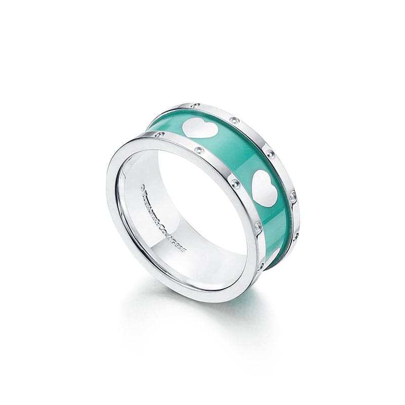 18K Celestial T Love Heart Ring