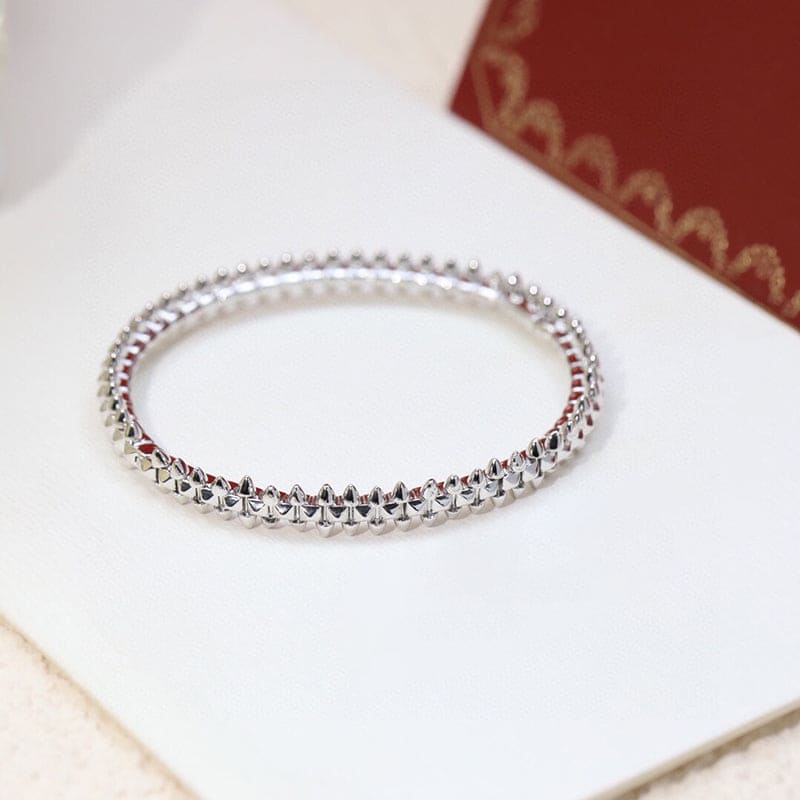 18K Celestial White Gold Clash De Bracelet