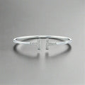 18K Celestial T Diamond Wire Bracelet
