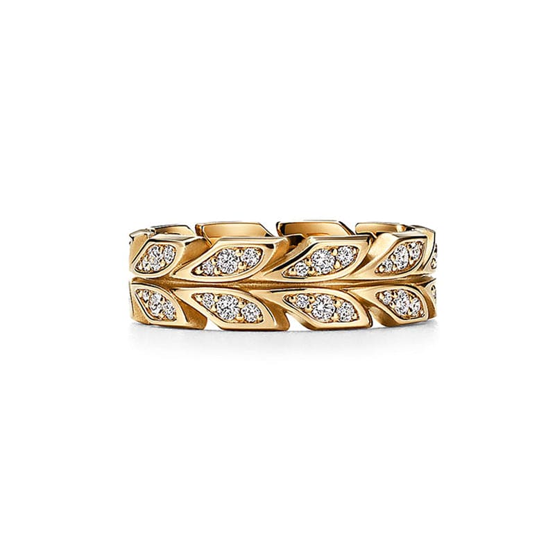 18K Celestial T Victoria Vine Ring
