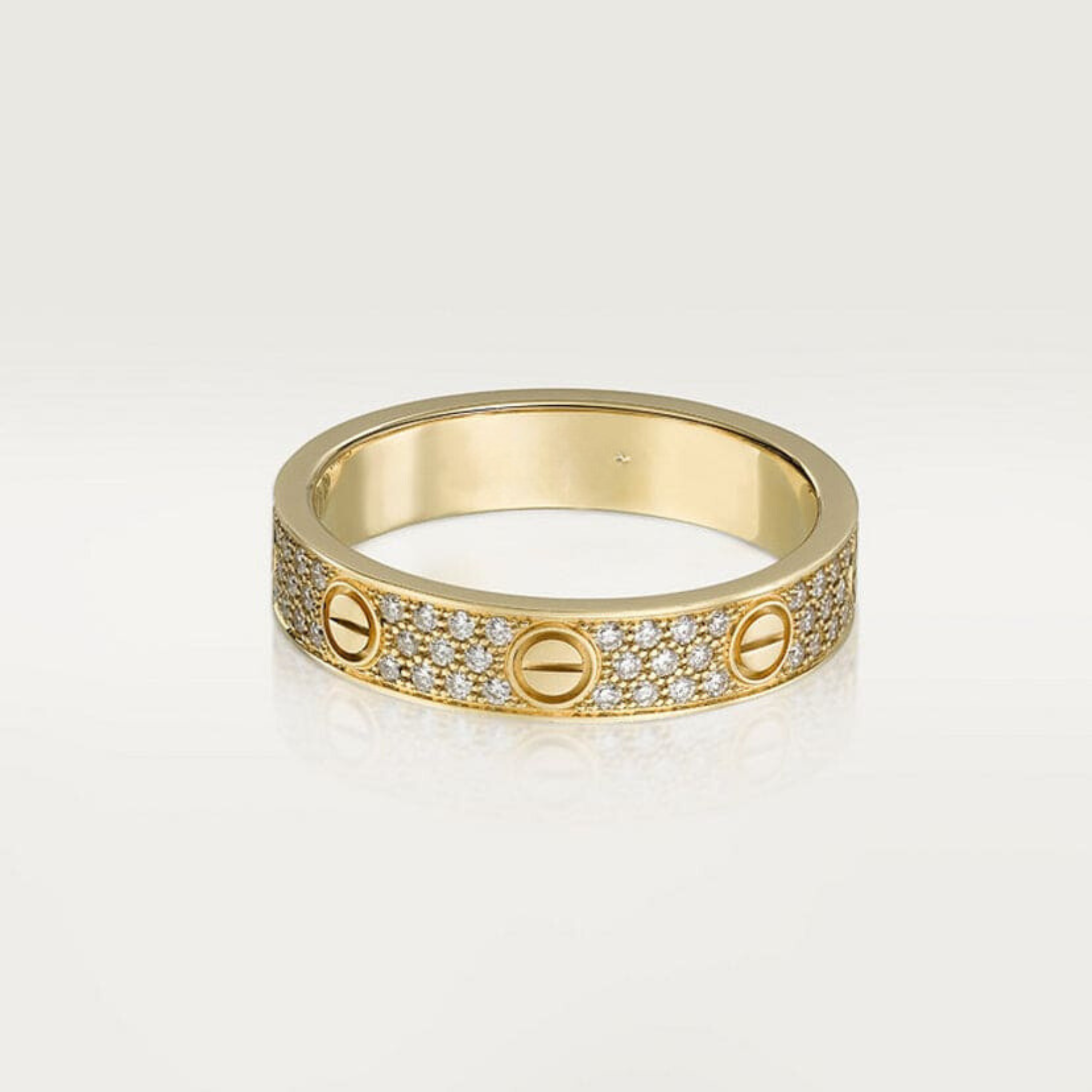 18K Celestial Love Diamond-Paved 5mm Ring